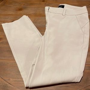 WHBM used cream trousers